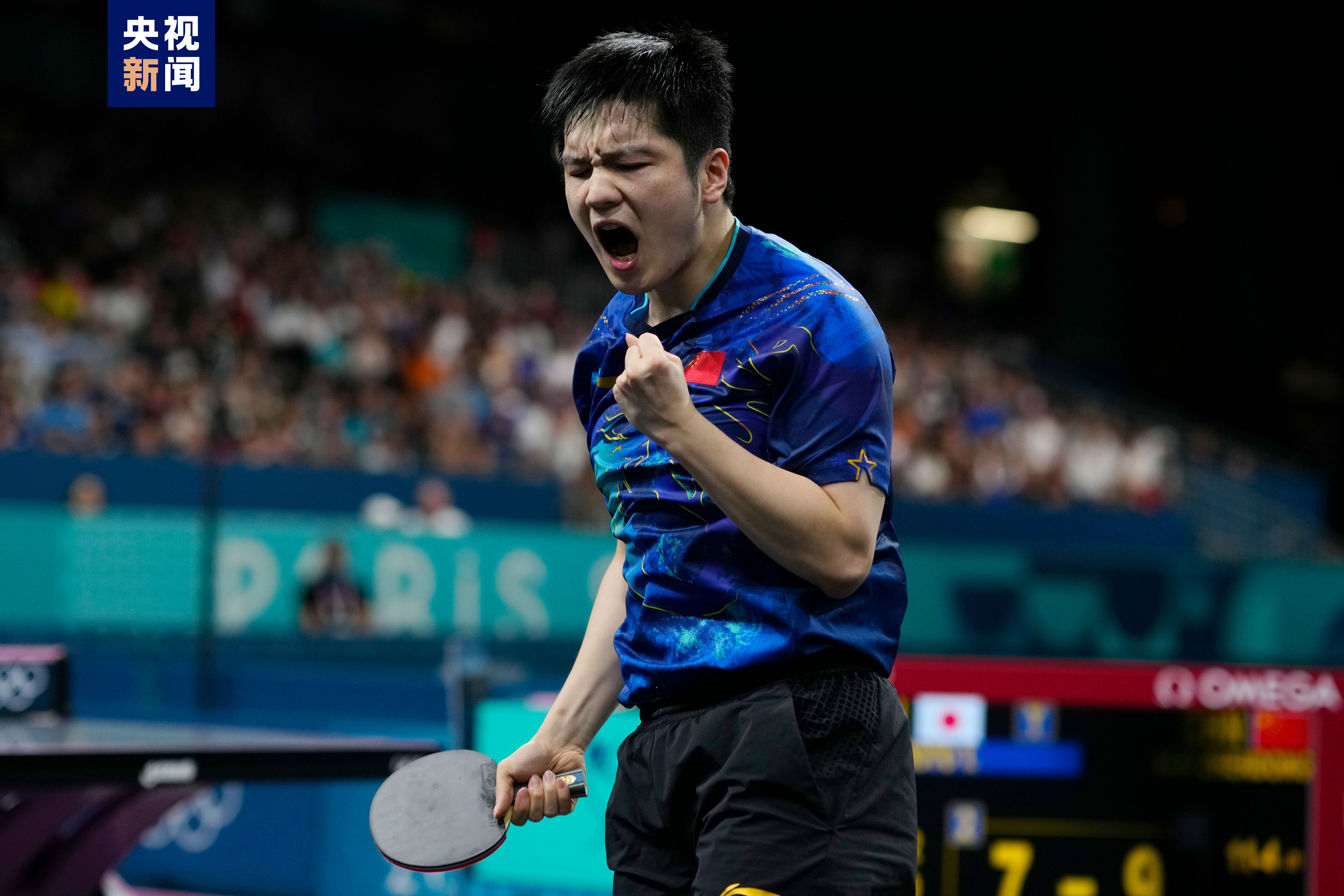 奥地利乒乓球队完胜英国乒乓球队，张本智和高光表现