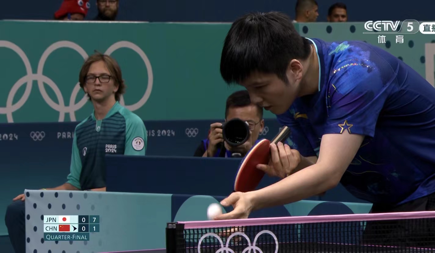 奥地利乒乓球队完胜英国乒乓球队，张本智和高光表现